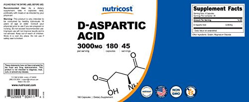 Cápsulas de ácido D-aspártico