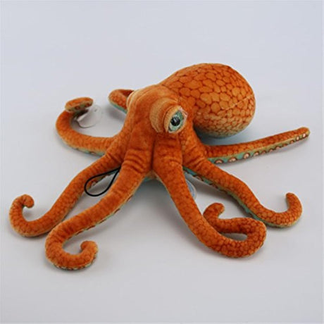 Peluche relaista de pulpo color marrón de 33.5in.A-cool