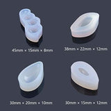 Molde de resina de gran tamaño, moldes de silicona transparente herramientas