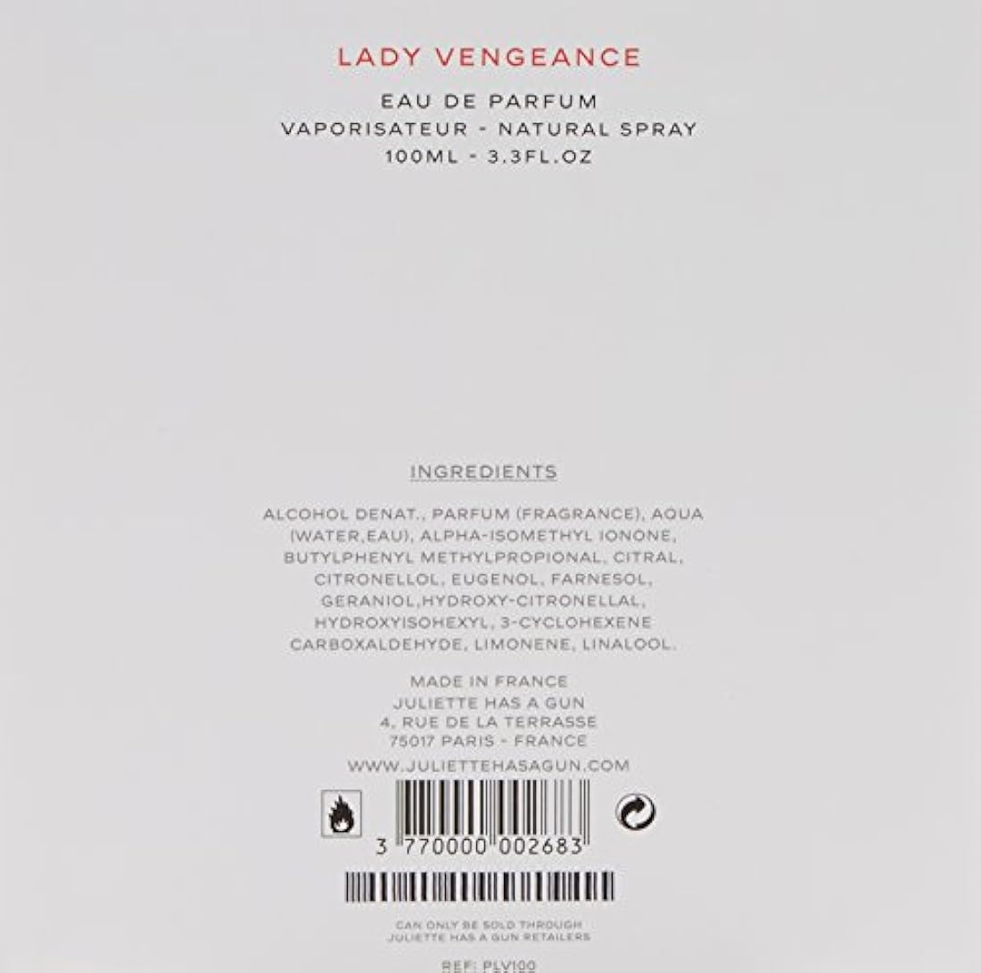 Juliette tiene una pistola Lady Vengeance Eau de Parfum