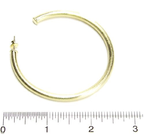 Pendientes de aro tubulares