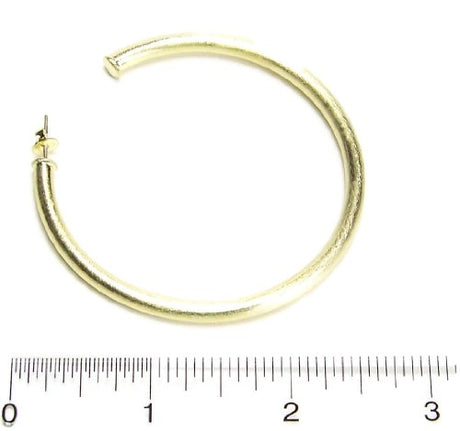 Pendientes de aro tubulares