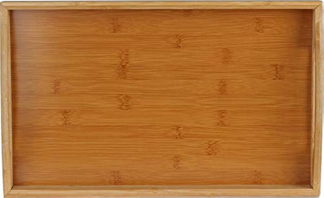 Bandeja de madera con asas – Ideal para cenas, bandeja de té