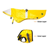 Gooby Chubasquero para perros V2 - Poncho impermeable