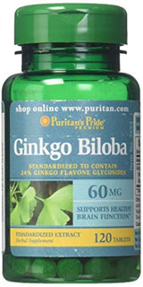 Puritan's Pride Extracto de Ginkgo Biloba Estandarizado
