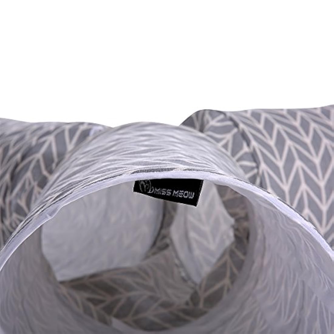 juguete plegable de 3 formas diversión para mascota gris