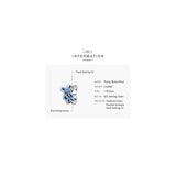 Pulseras de plata de ley 925 con diseño de mariposa