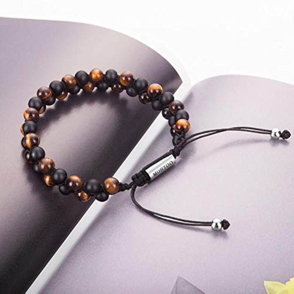 MuPulsera de aceite esencial Pulsera de cuentas ajustables