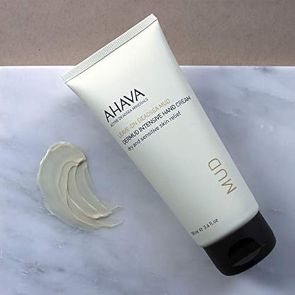 AHAVA Dermud Crema Intensiva para Manos, 3.4 Fl Oz