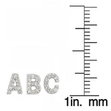 Pendientes de diamantes simulados 925 Plata esterlina