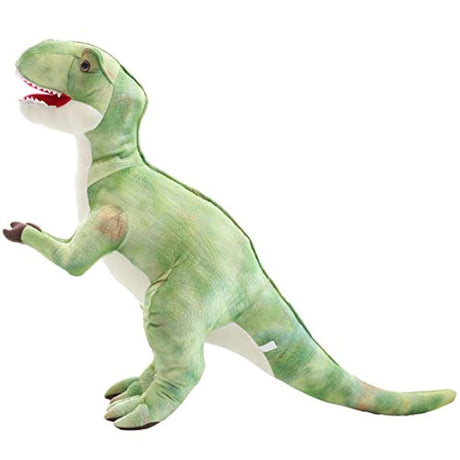 Peluche de T-Rex color verde y blanco de 23.6 in. Leven