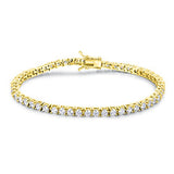 Pulsera clásica de circonita.