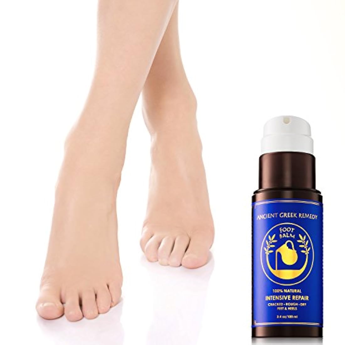 Crema de pies orgánica hidratante talón agrietado removedor