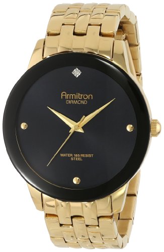 Reloj de pulsera con esfera de diamante para hombre