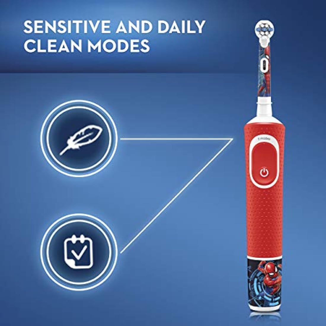 Cepillo dental eléctrico para niños, color ojo, Oral-B