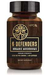 Mezcla de extracto de hongos orgánicos 6 Defenders - 2250 mg