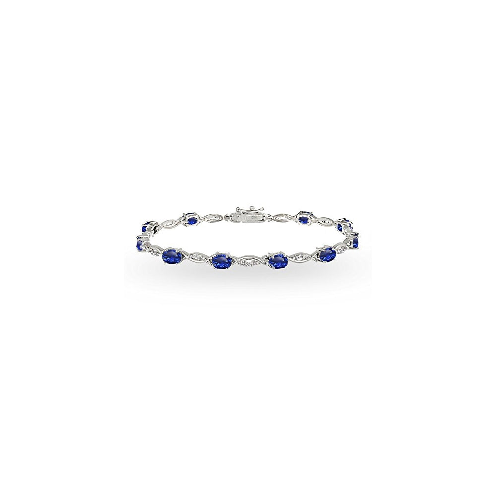 Pulseras y tobilleras de plata de ley auténtica