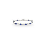 Pulseras y tobilleras de plata de ley auténtica