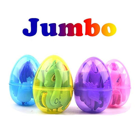 Huevos de Pascua con juguetes dentro de niños Niños Niñas