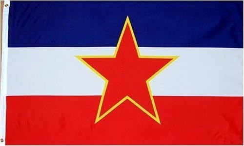 Bandera Nacional de País de Yugoslavia – 3 pies por 5 pies poliéster (nuevo)