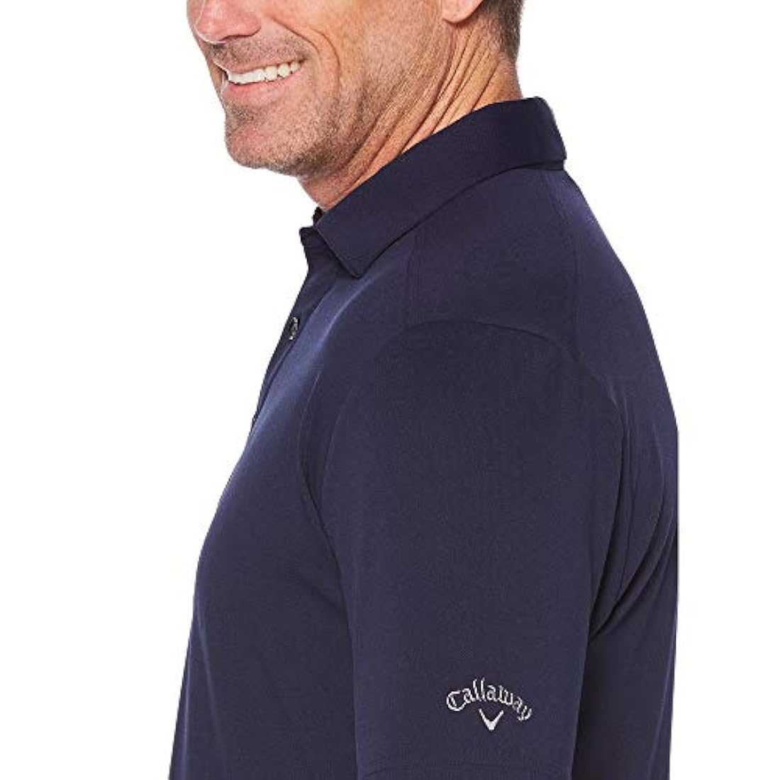 Callaway Polo de golf microhexagonal grande y alto Opti-Dri.