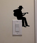 yingkai Cowboy tocando la guitarra decorativo para pared