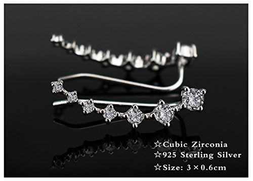 Pendientes de plata esterlina Pendiente hipoalergénico