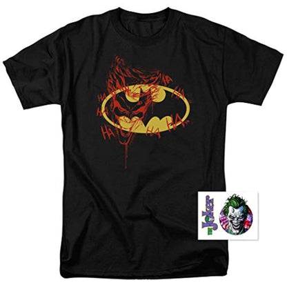 Camiseta con logo de Batman y Joker