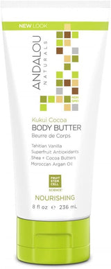 Manteca Corporal Kukui Cocoa Hidratante y Suave 8 fl oz