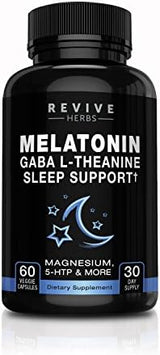 Suplemento  Gaba L-Theanine Sueño la relajación 60 vegetales