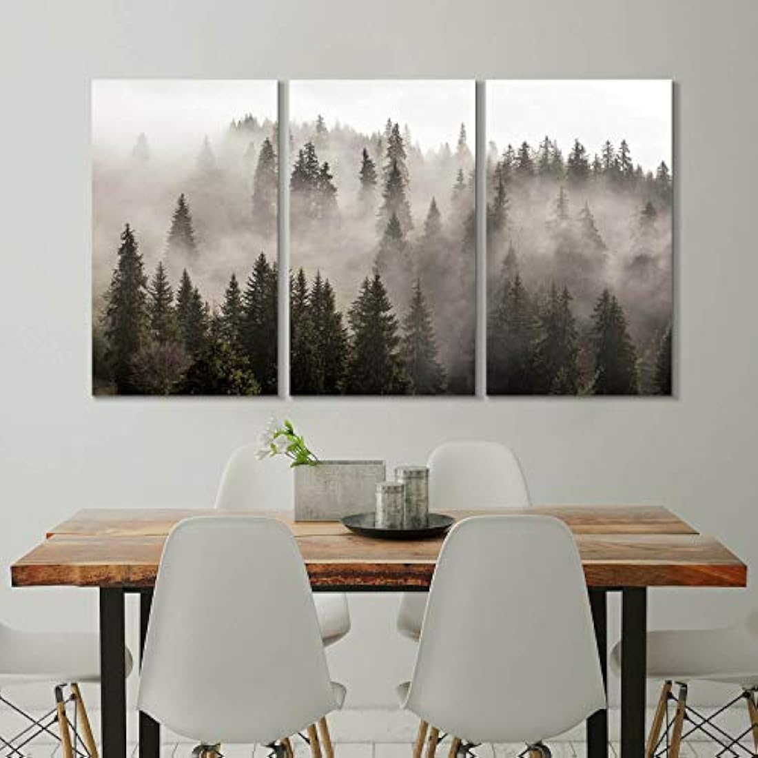 Lienzo decorativo para pared, diseño de bosque
