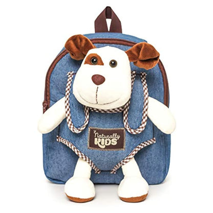 Mochila de perro de peluche para niños