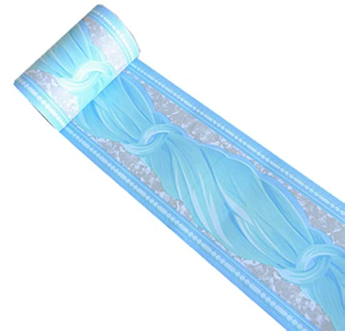 cenefa papel tapiz con borde y pegamento