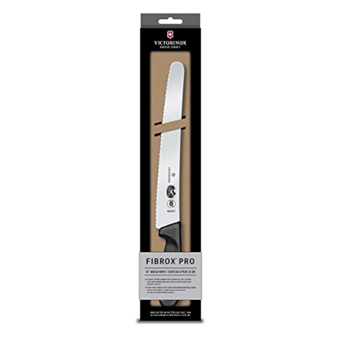 Victorinox - Cuchillo para pan, 26,035 cm, Negro