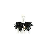 Disfraz gótico de plumas negras para hombre