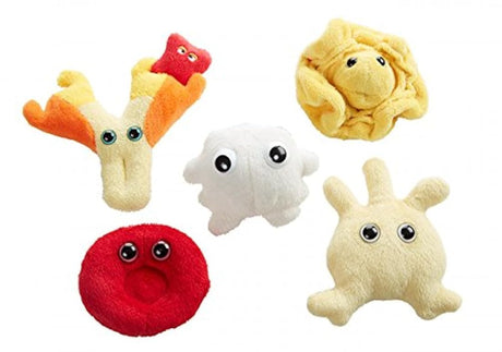 Peluche set de grupo sanguíneo 5 peluches