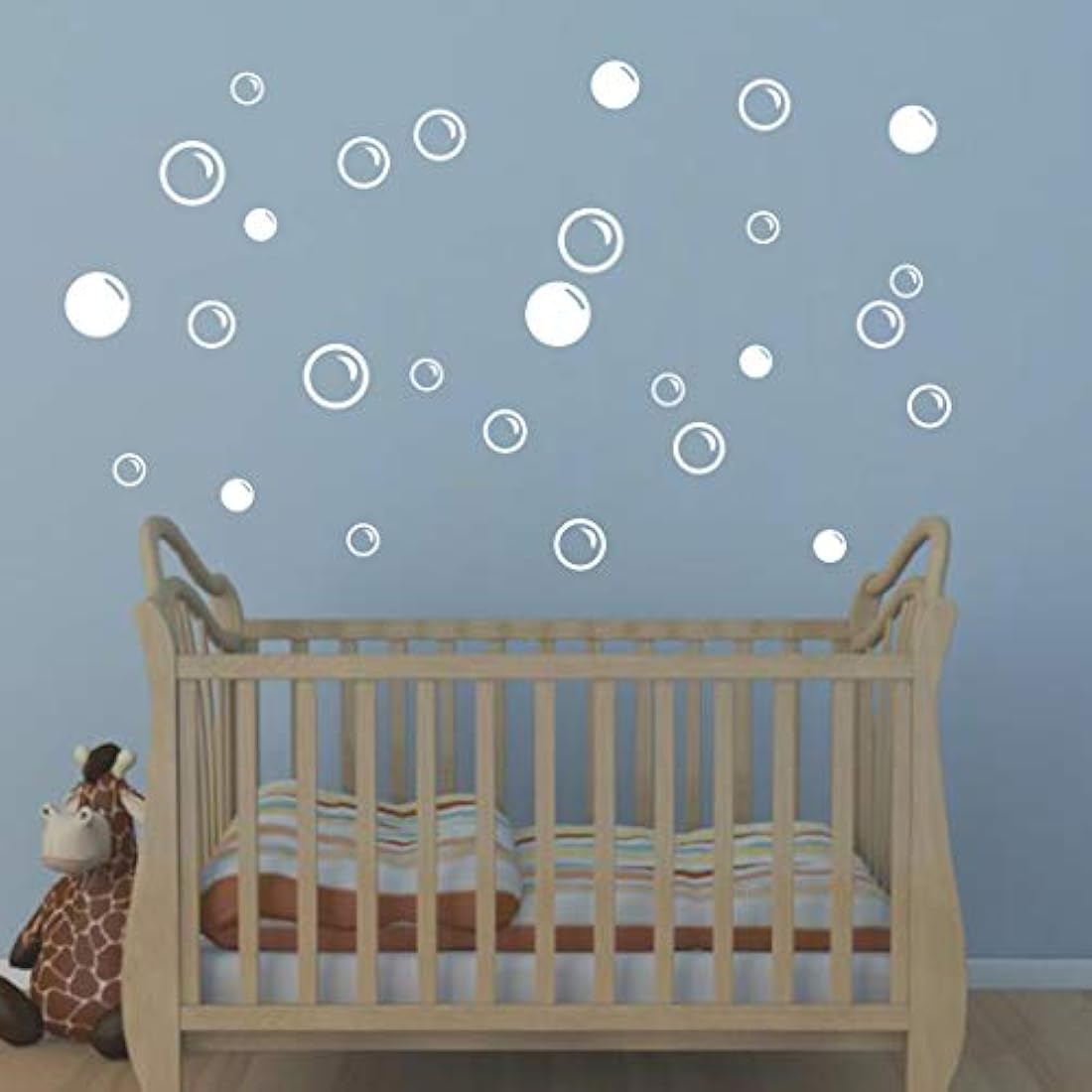 90 pegatinas grandes de jabón para pared de baño.