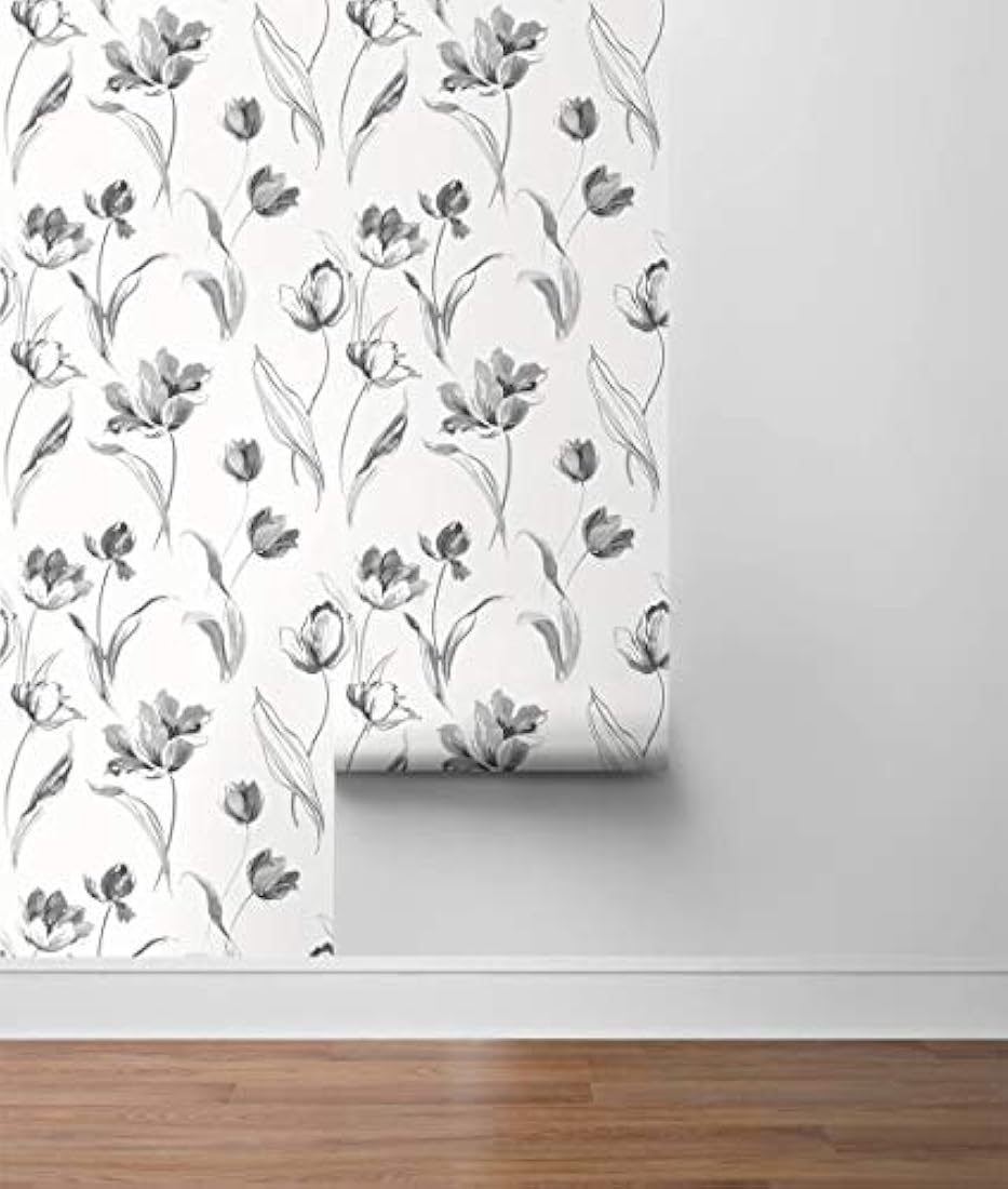 Papel vinilo autoadhesivo diseño tulipanes(216x20.5x 0.01)