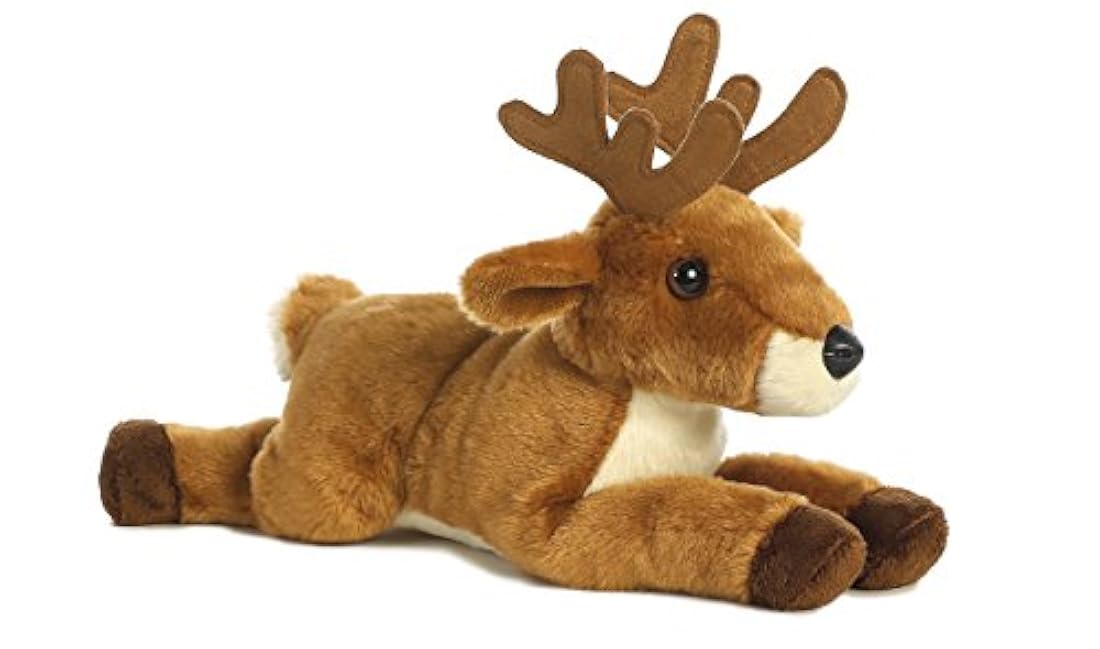 peluche Flopsie venado cola blanca medidas 12 pulgadas