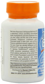 Doctor's Best, Trans-Resveratrol con ResVinol