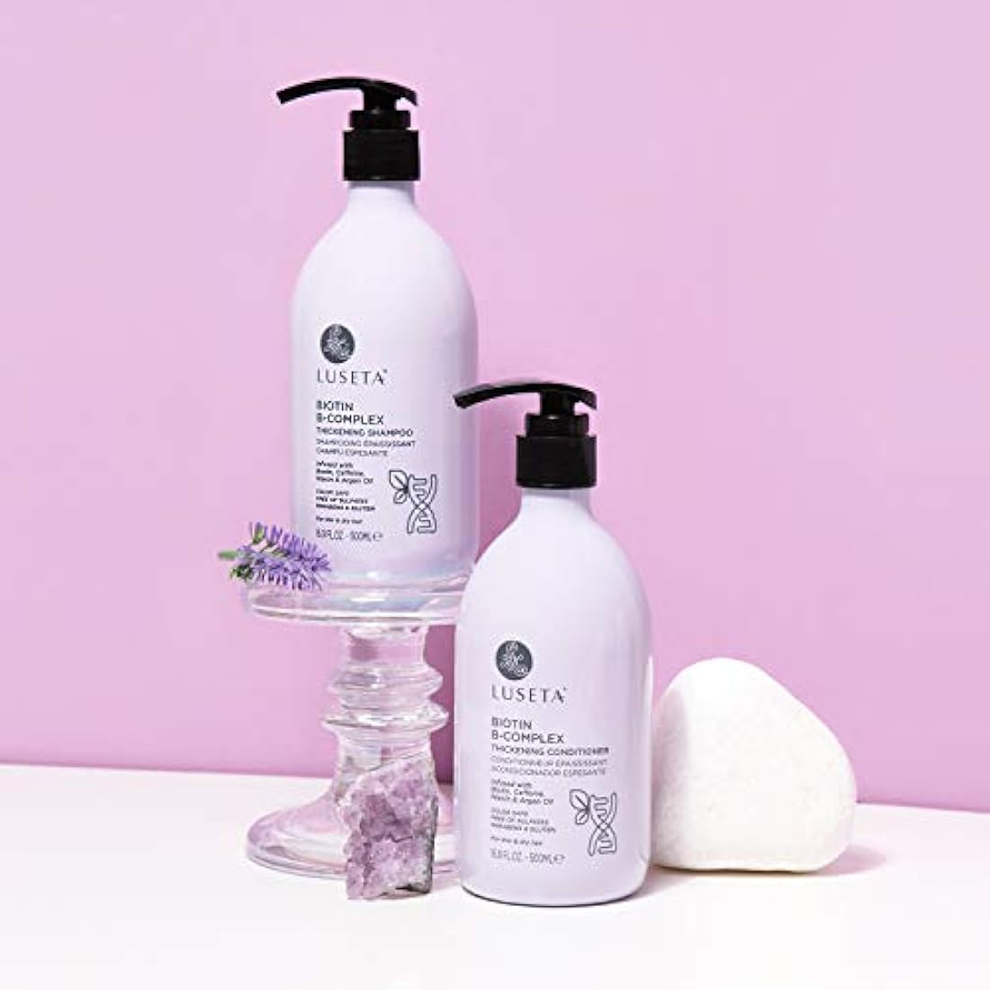 Champú y acondicionador para el crecimiento del cabello