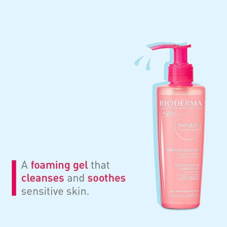 Gel Espumante Limpiador Facial para Piel Sensible
