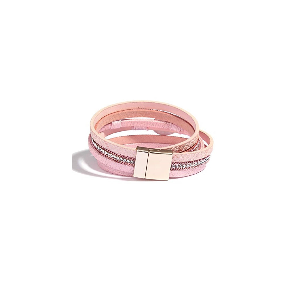 Pulseras y tobilleras en cuero de piel estilo bohemio
