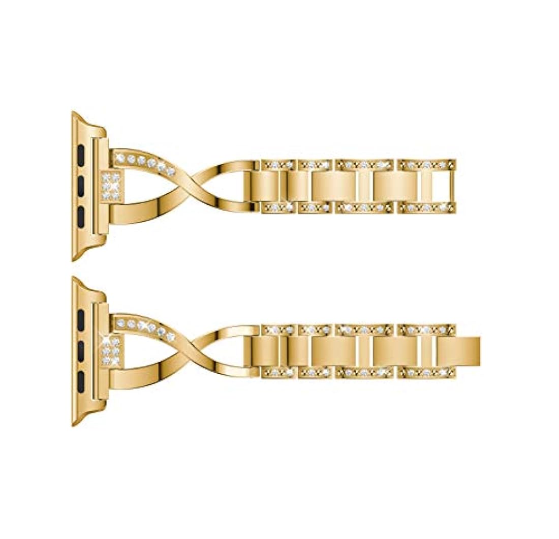 Dassions - Pulsera de metal para Apple Watch Band 1.496