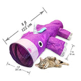 Cat Tunnel Alivio del aburrimiento Juguetes  hilo de plumas