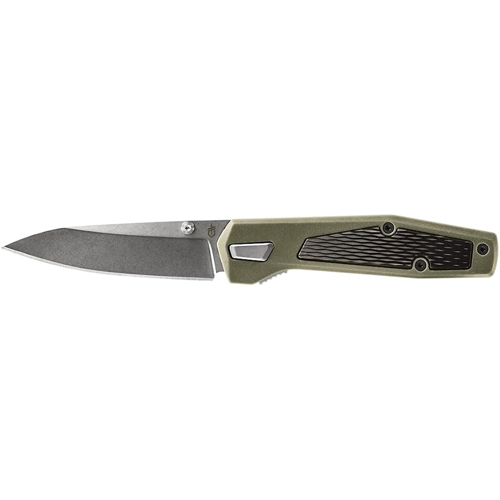 Cuchillo de bolsillo fusible hoja de borde plano salvia