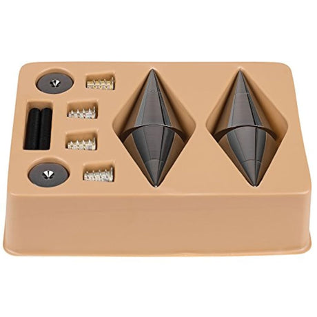 Audio Dayto dss4-bc altavoz de cromo negro Spike Set 4 PCS.