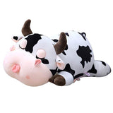 suave almohada de vaca peluche