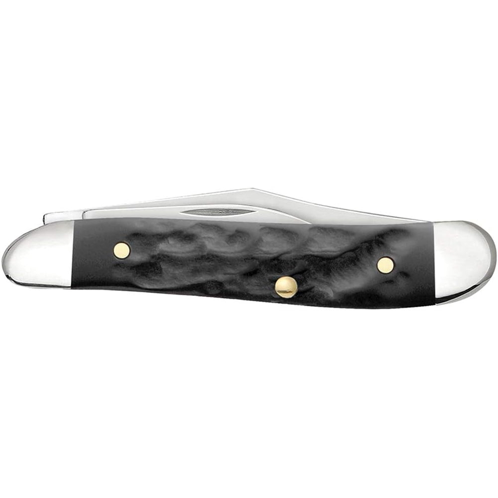 Cuchilla de bolsillo color negro para acampar y cazar