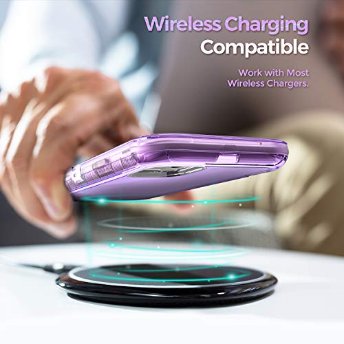 ORIbox - Funda compatible con iPhone 11, resistente a los golpes, anticaídas, transparente